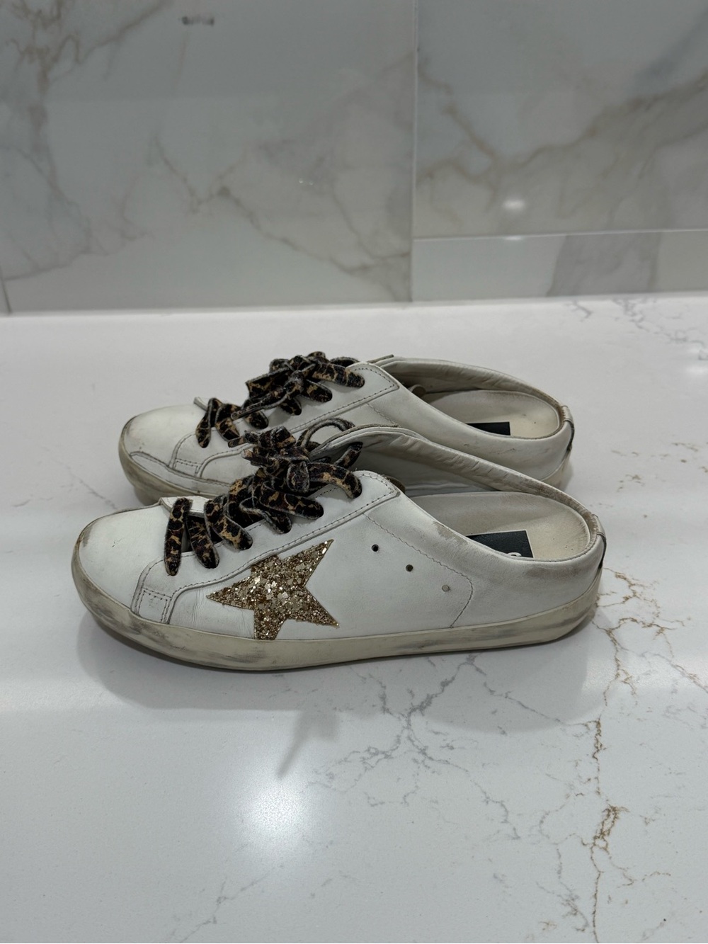 Golden Goose- Star White Leather Women's Sneakers - GGDB/Private Edition - Picture 2 of 9